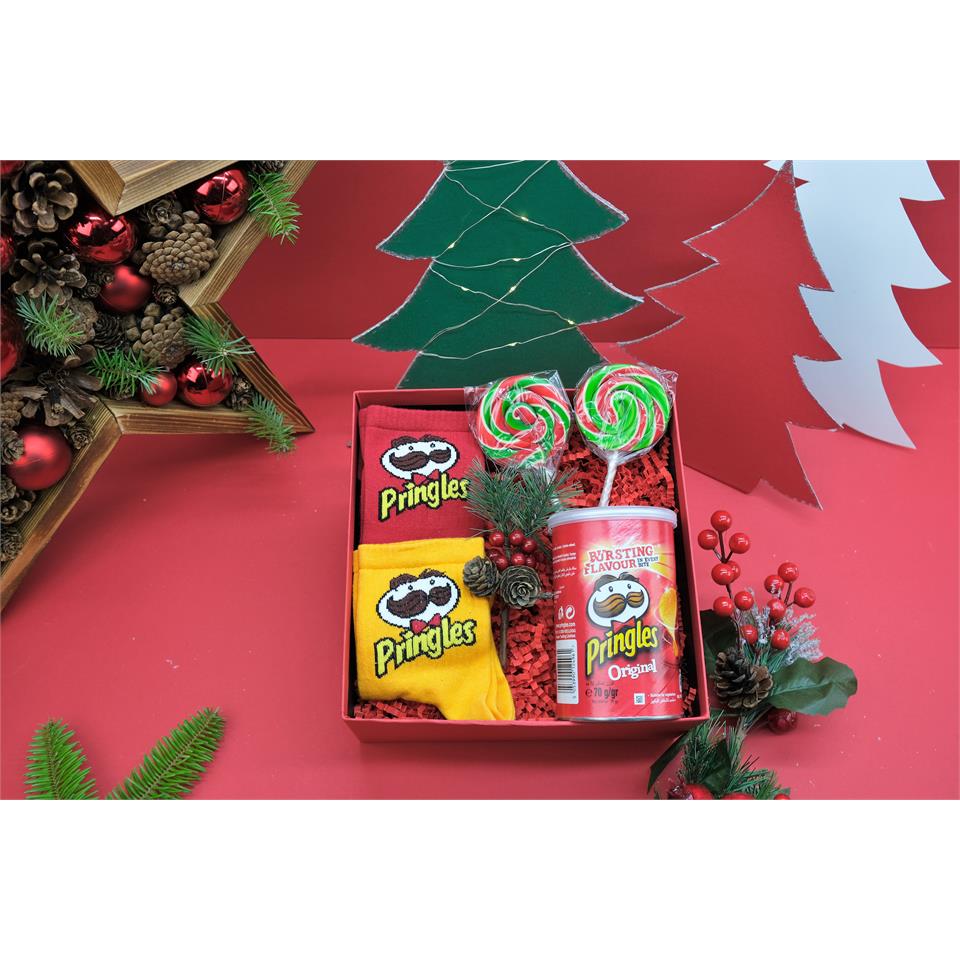 Pringles keyfi Yılbaşı hediye Kutusu